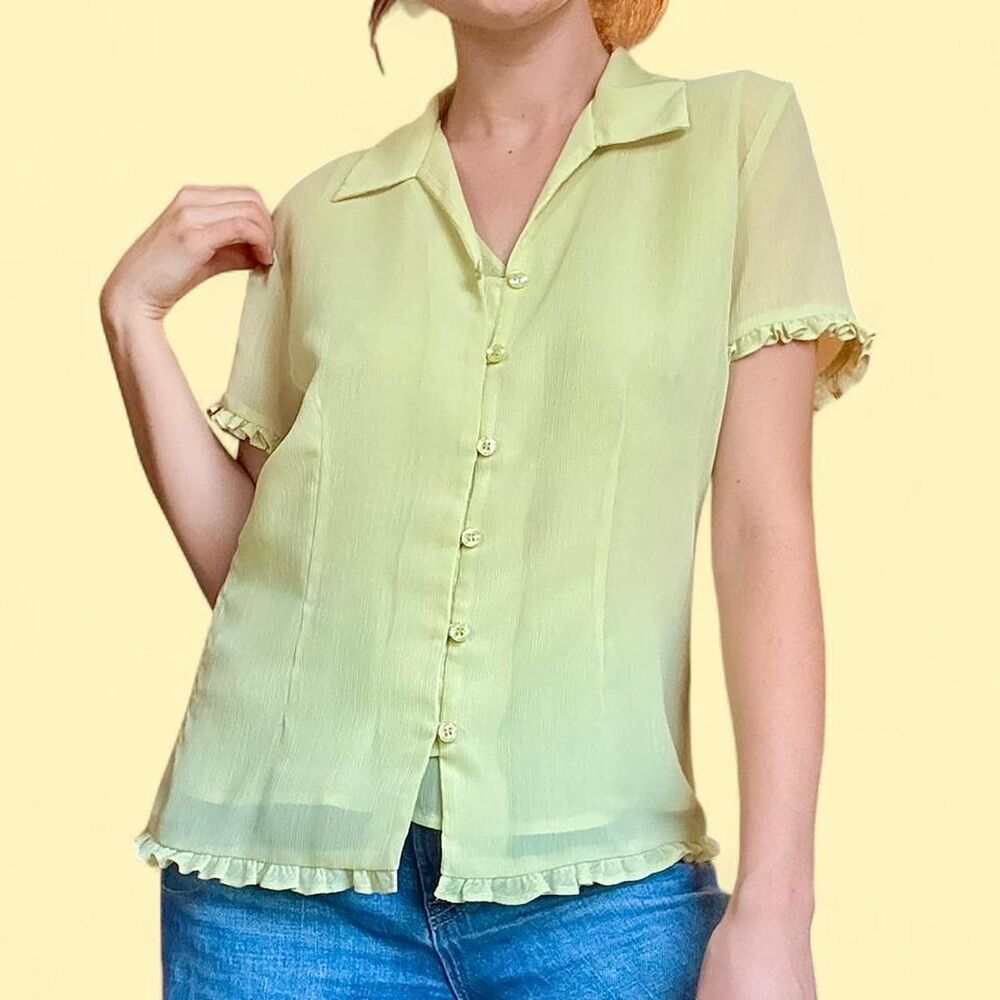 Notations Y2K Yellow-Green Two-Piece Set
